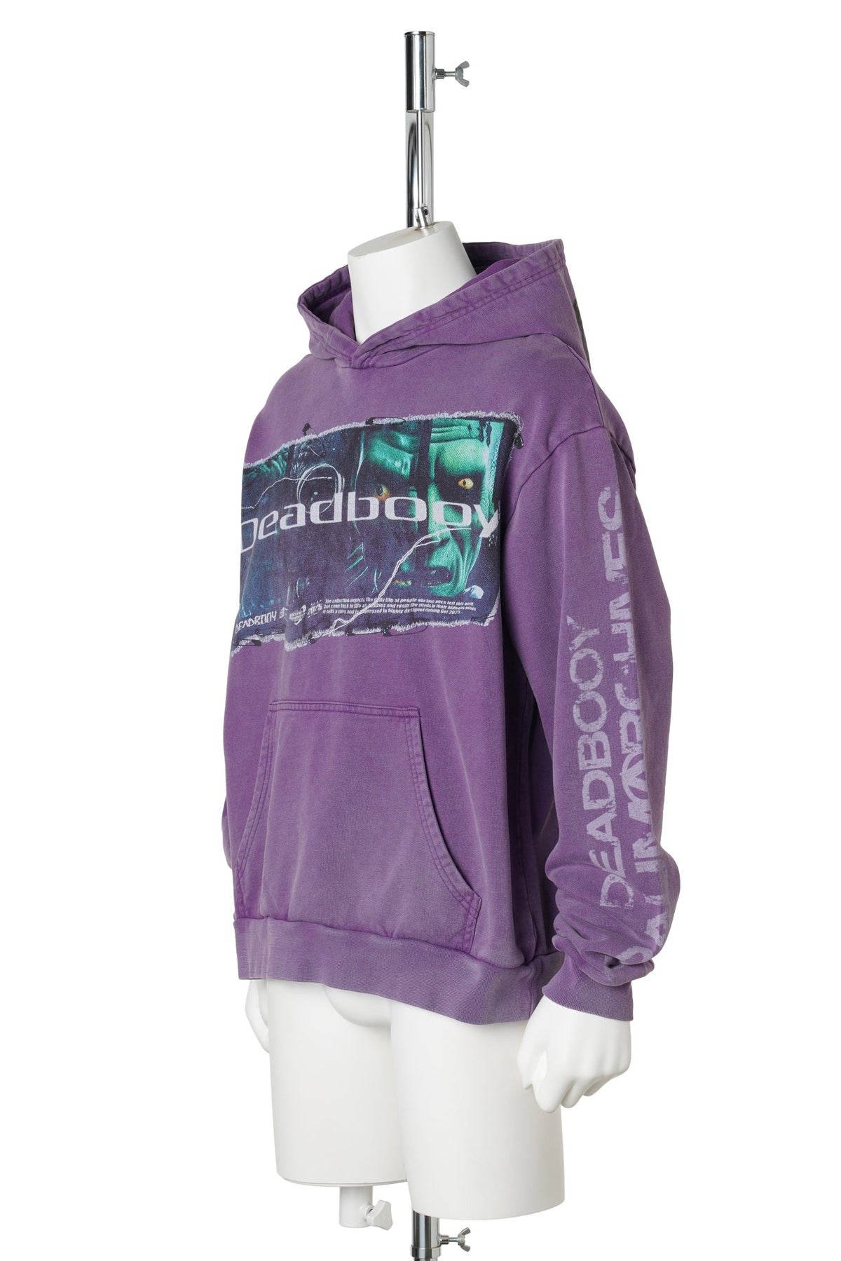 DIGITALLY PATCHED HOODIE / PURPLE