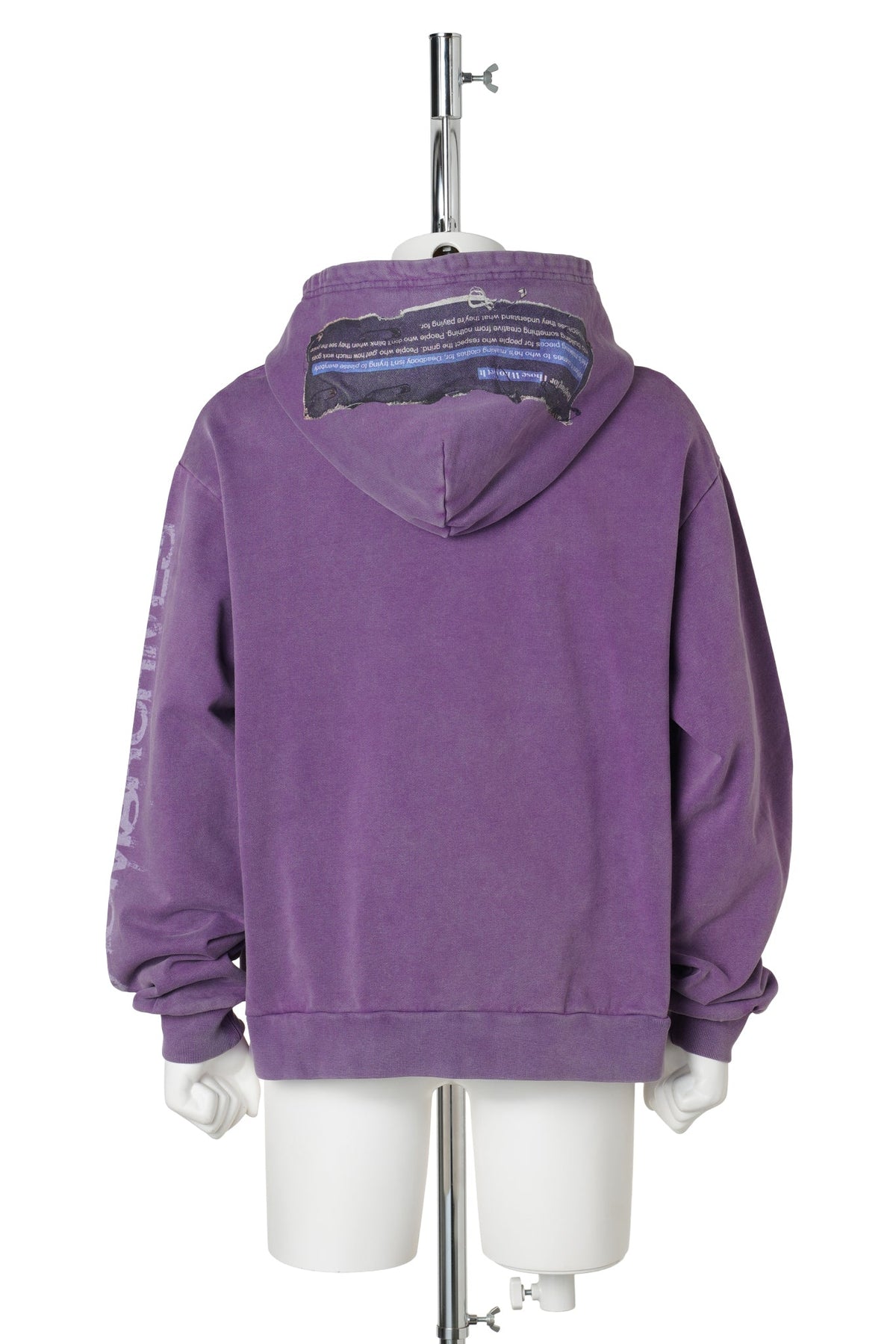 DIGITALLY PATCHED HOODIE / PURPLE