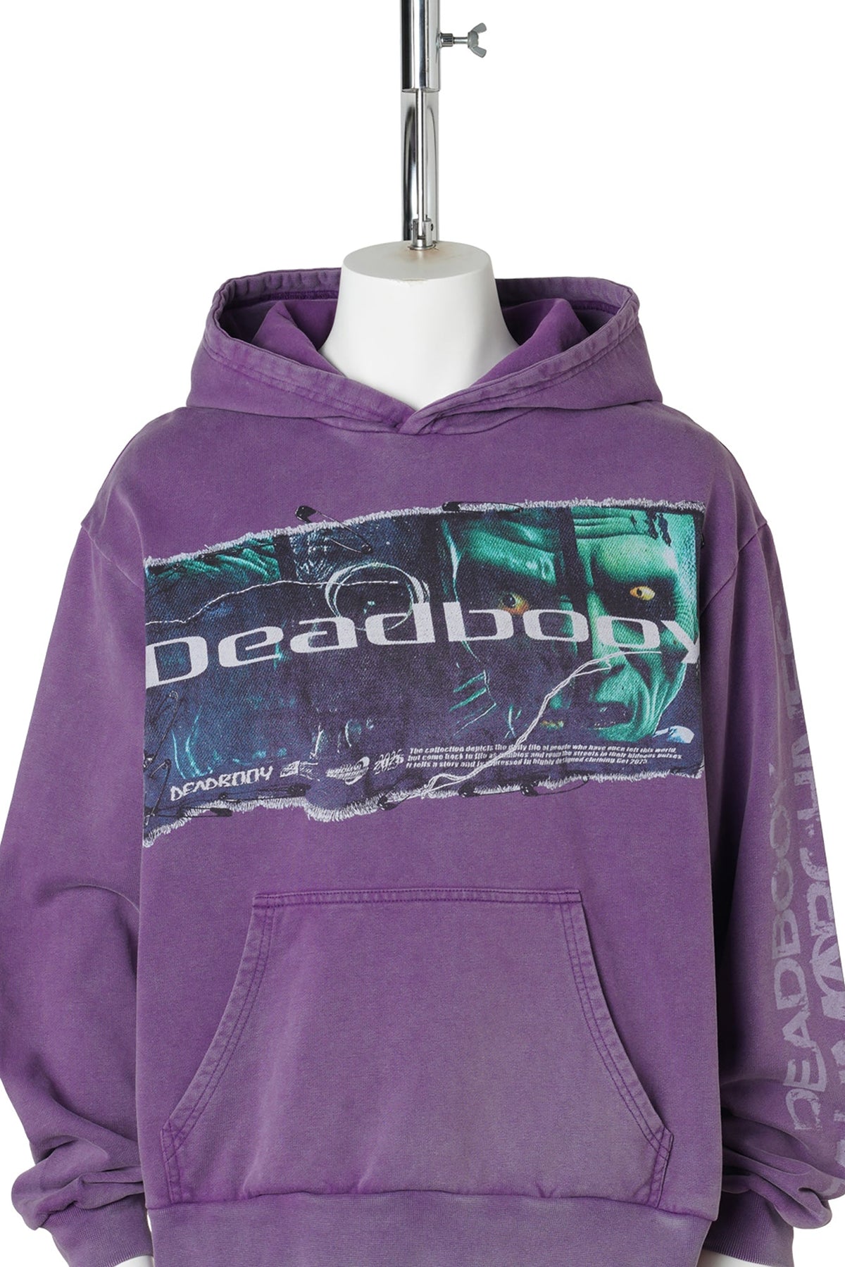 DIGITALLY PATCHED HOODIE / PURPLE