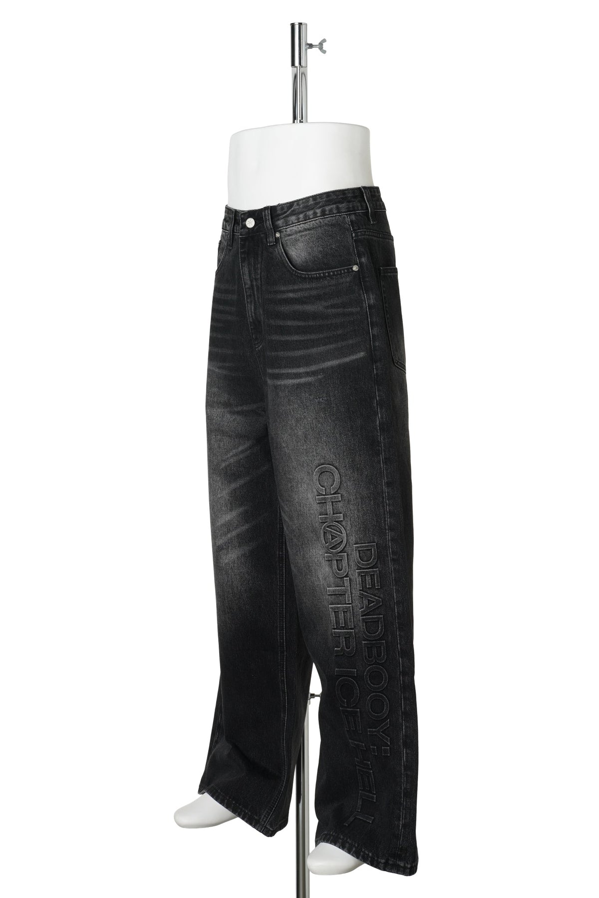“ICE HELL” WASHED DENIM / BLACK