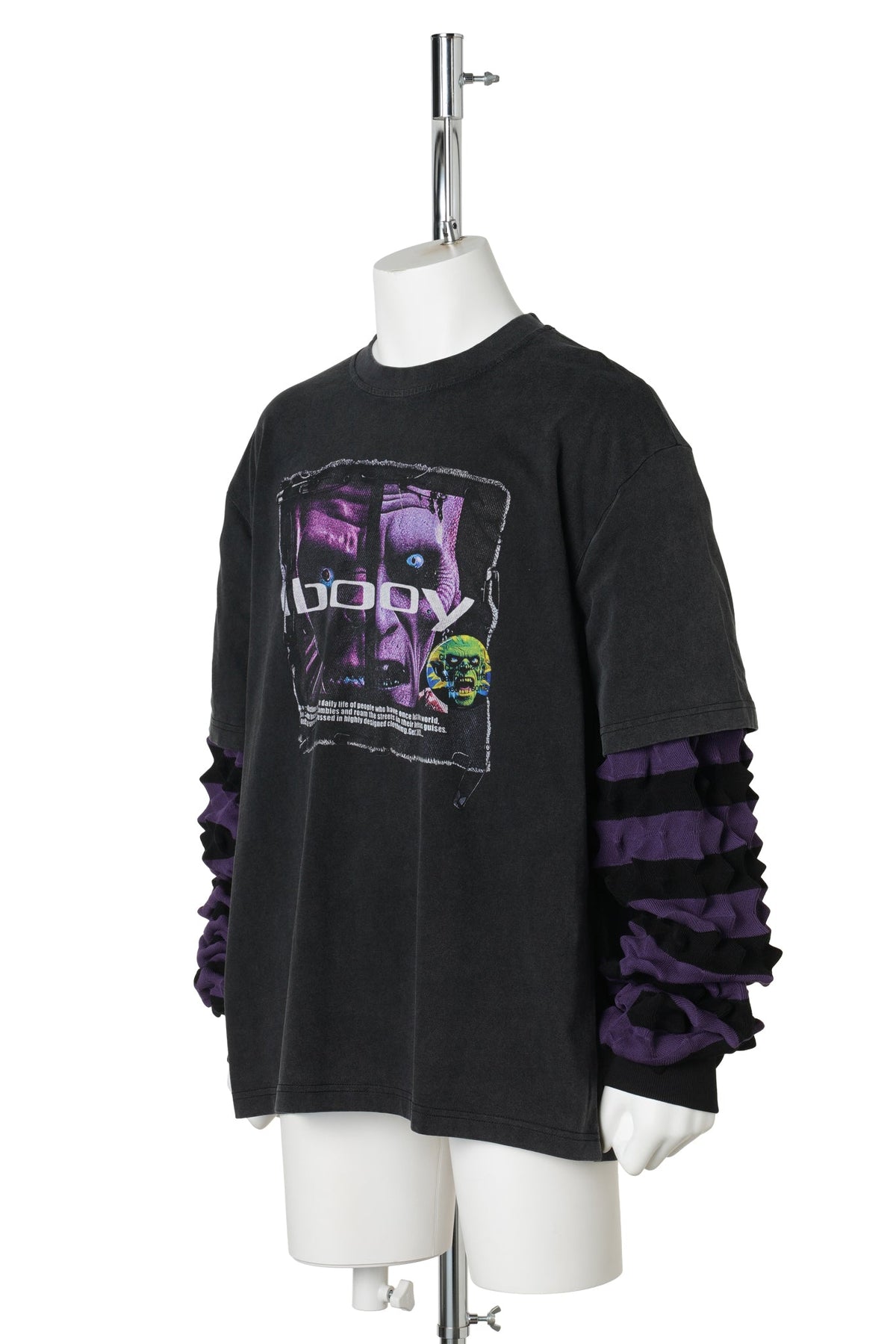 SPIKY LAYERED L/S TEE