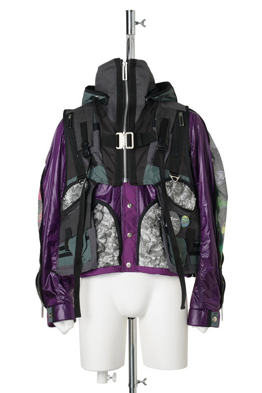 DEADBOOY x NAPE_ “TECH THE TECH” SYSTEM JACKET 01 (Deadbooy×NAPE_) / PURPLE