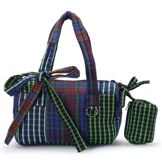 LOLO BAG / BROWN/GREEN/PURPLE