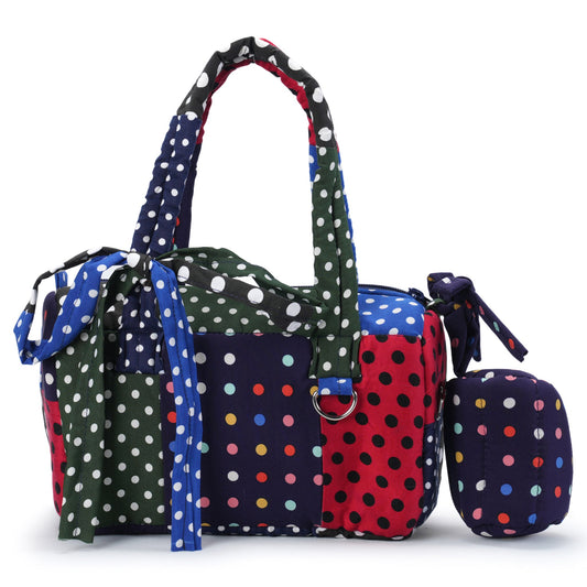 LAUREN BAG / DOTS/GREEN/BLUE/YELLOW