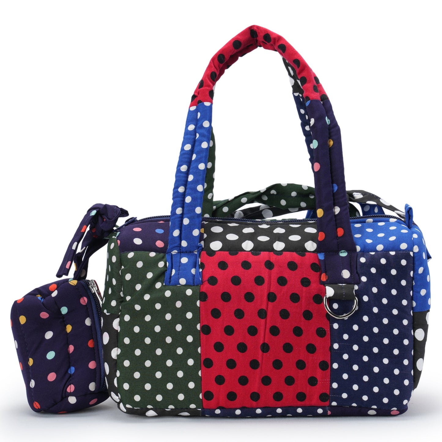 LAUREN BAG / DOTS/GREEN/BLUE/YELLOW