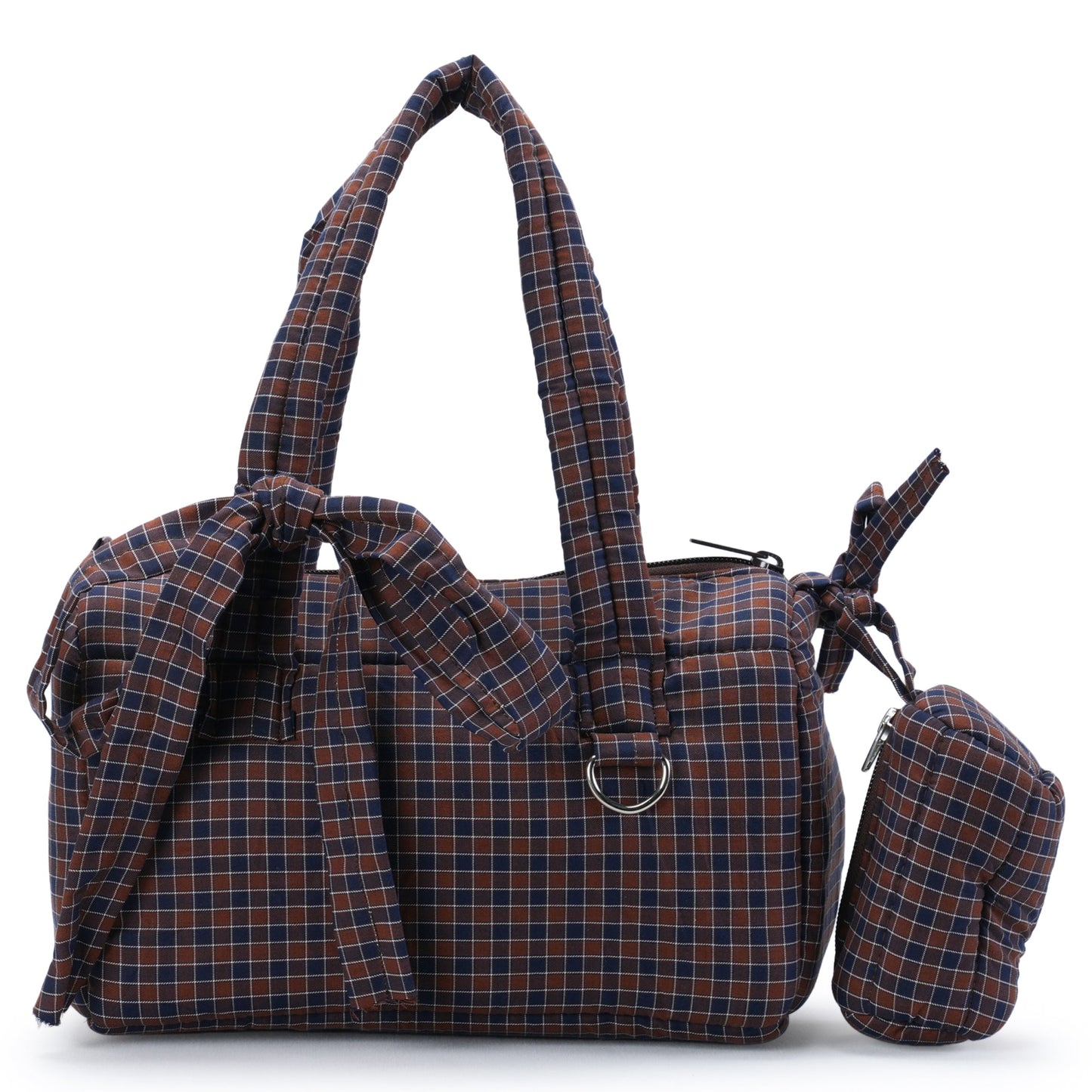 CIGY BAG / BROWN/BLUE