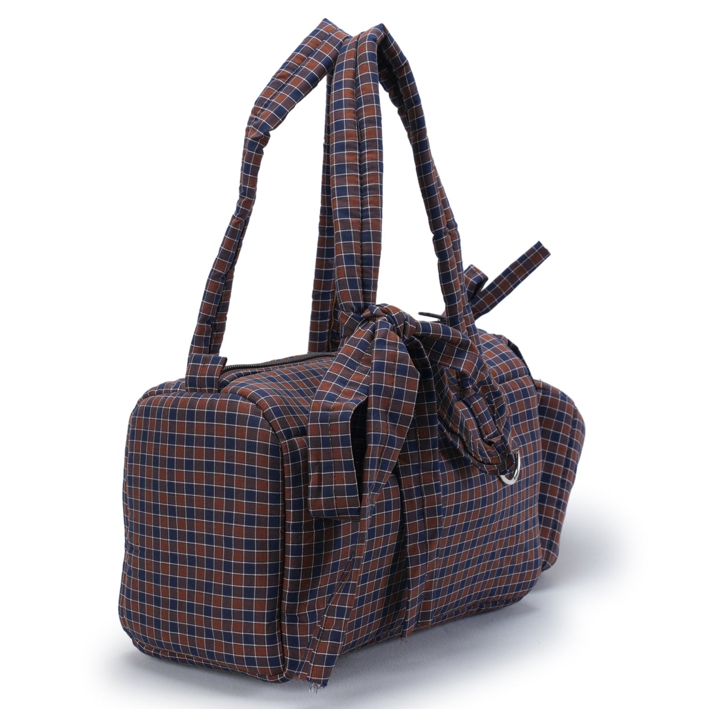 CIGY BAG / BROWN/BLUE