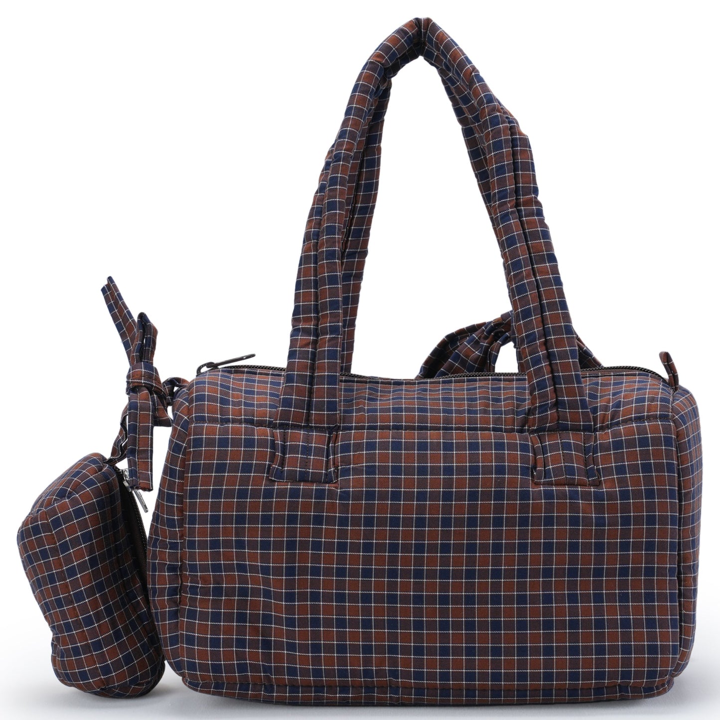 CIGY BAG / BROWN/BLUE