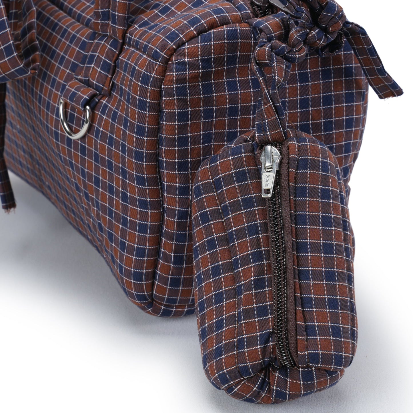 CIGY BAG / BROWN/BLUE