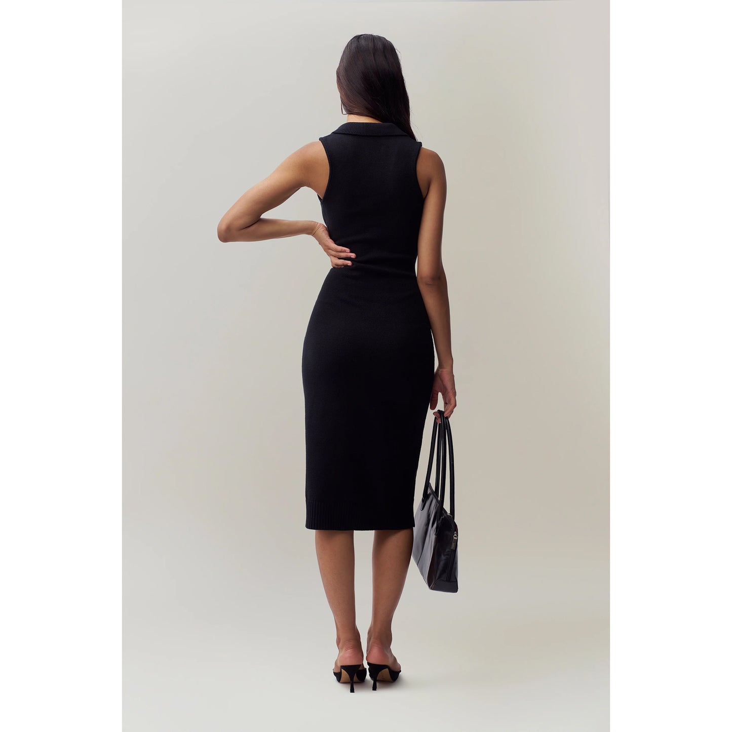 CALESIA MIDI DRESS / BLACK