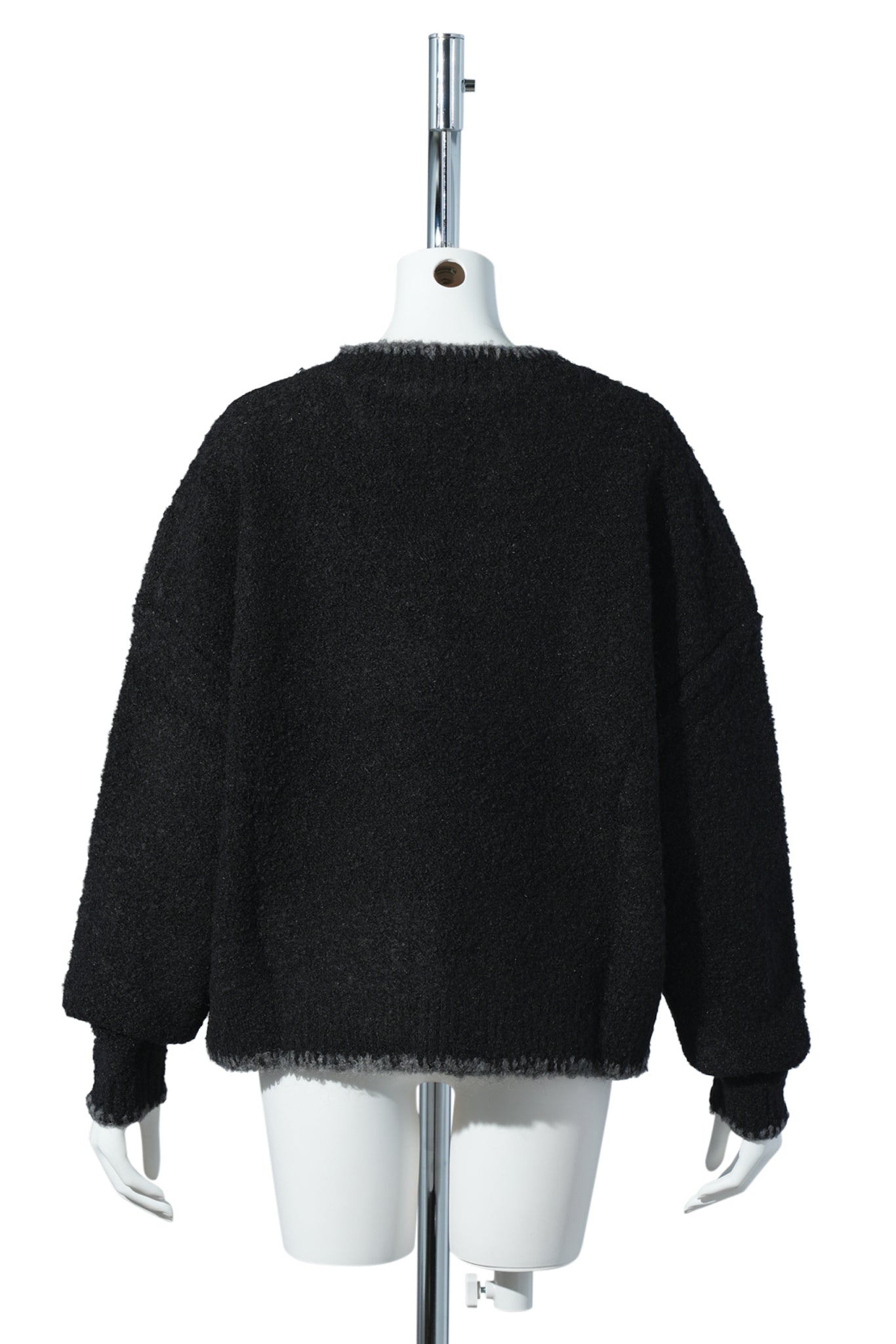 GUIZIO HEART SWEATER / BLACK