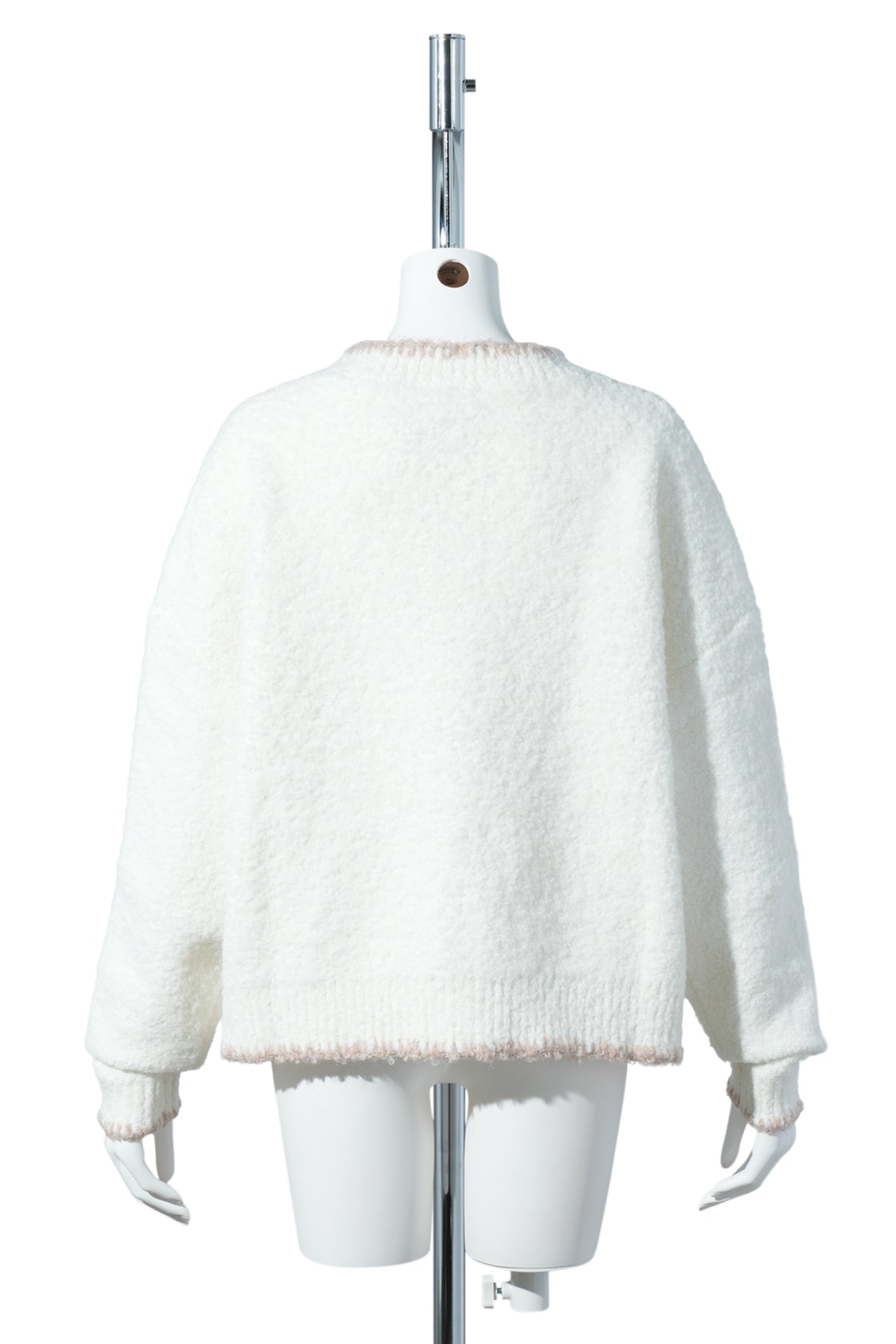 GUIZIO HEART SWEATER / WHITE
