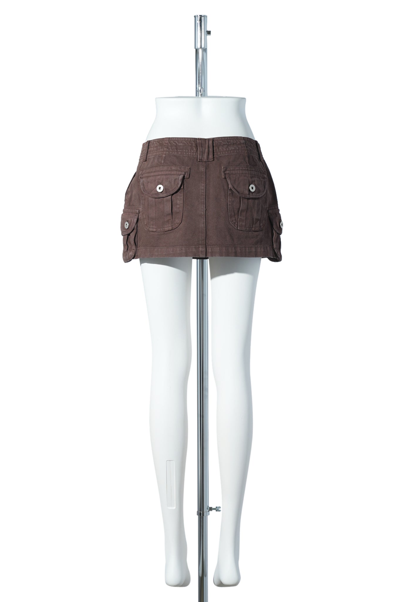 ANAIS CARGO MINI SKIRT / CHOCOLATE