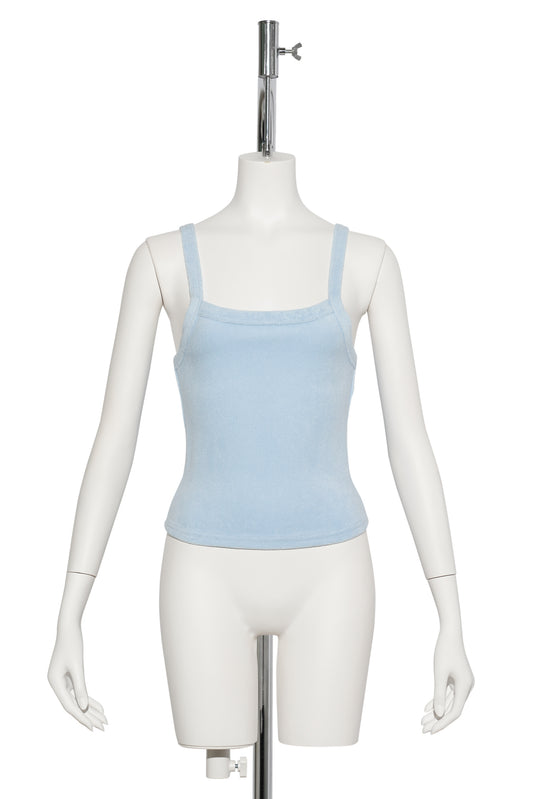 DANI TERRY TANK / 451:POWDER BLUE