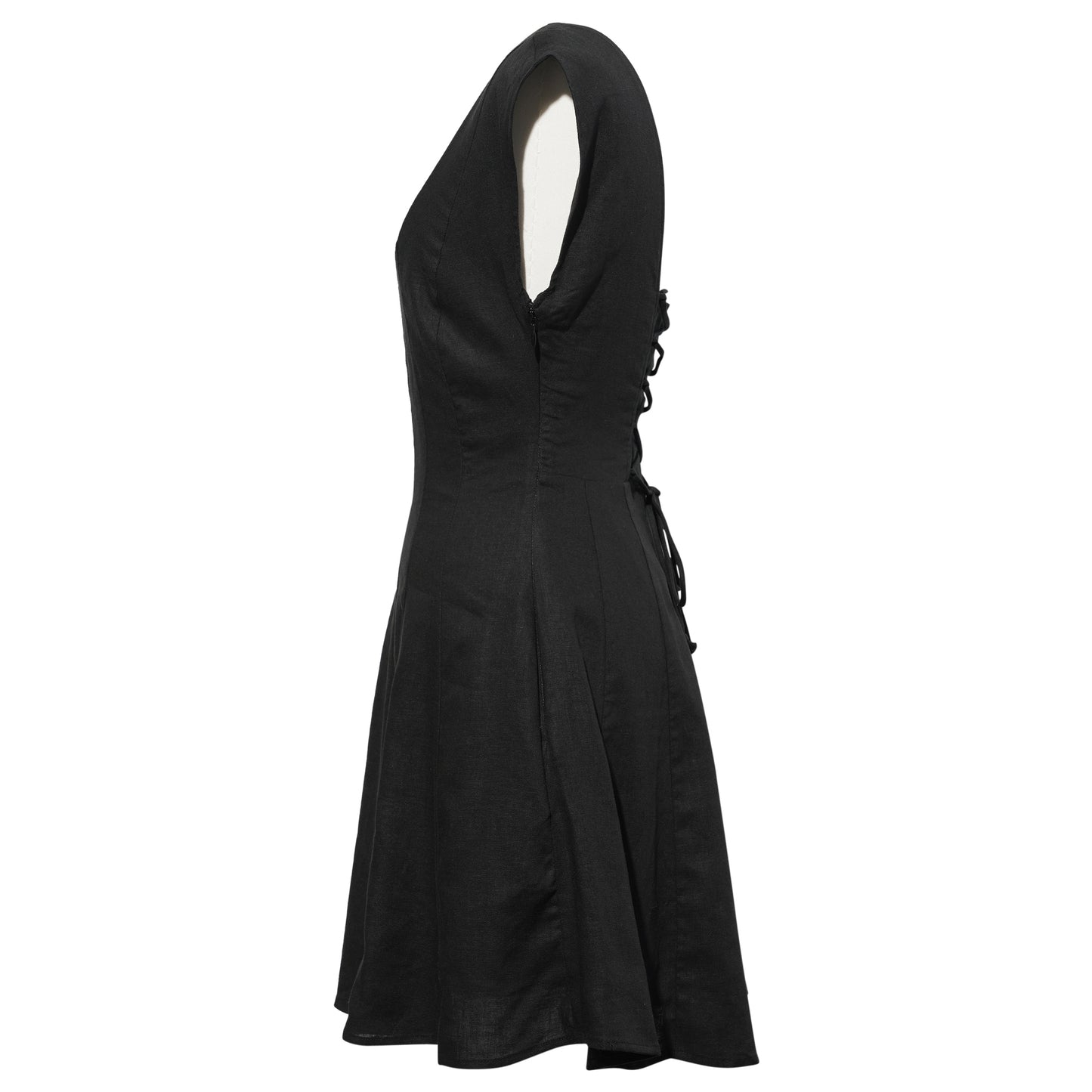 LEILA MINI DRESS / BLACK