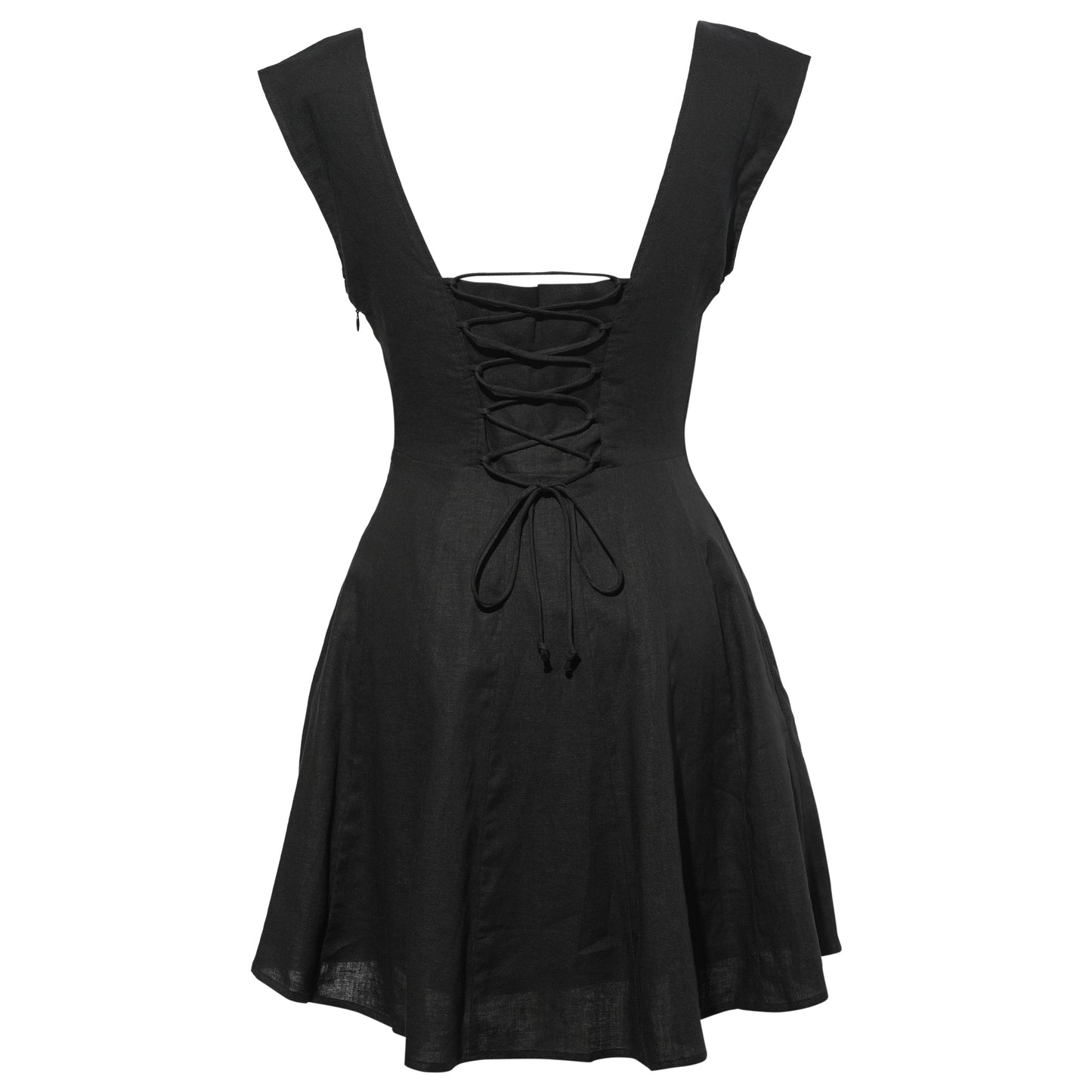 LEILA MINI DRESS / BLACK