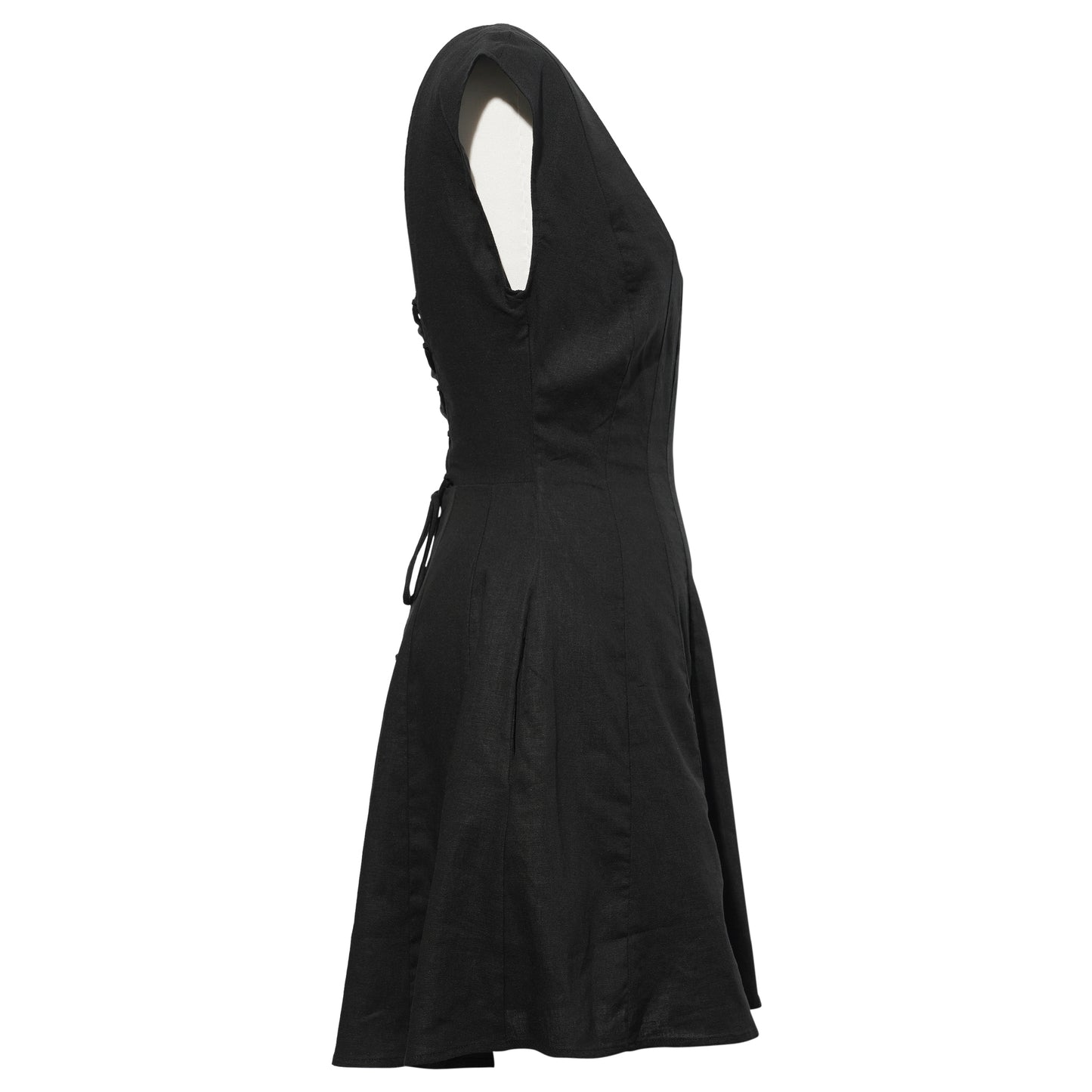 LEILA MINI DRESS / BLACK