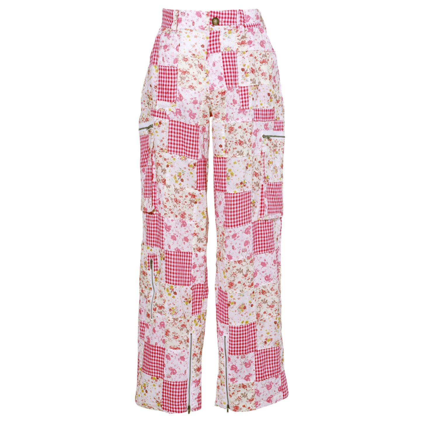 ADRIAN PATCHWORK PANT / PINK MULTI