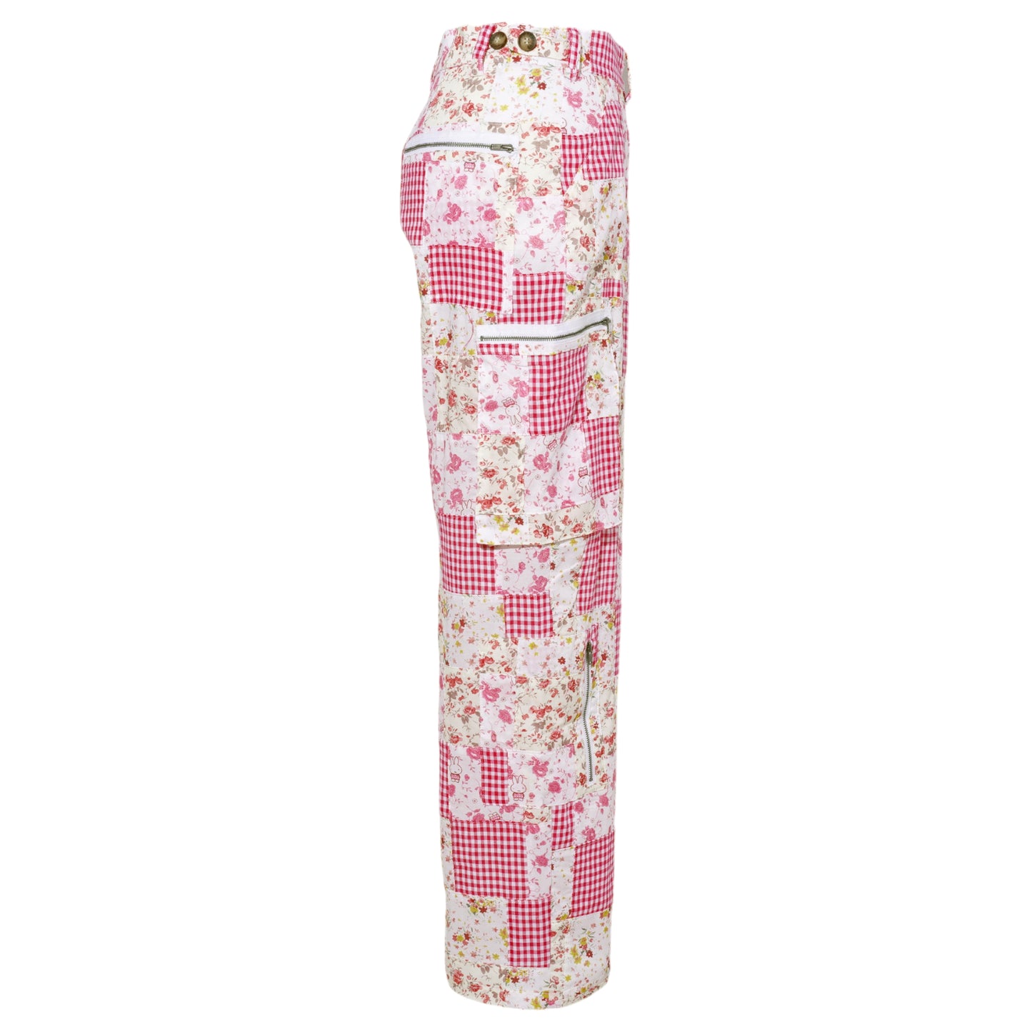 ADRIAN PATCHWORK PANT / PINK MULTI