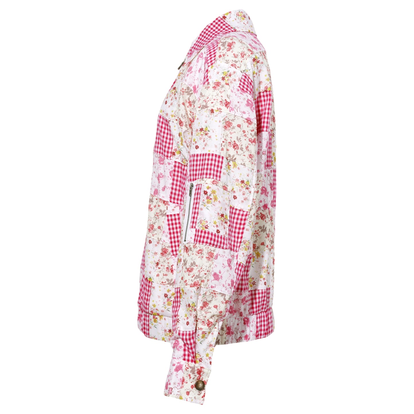 ADRIAN PATCHWORK BOMBER / PINK MULTI