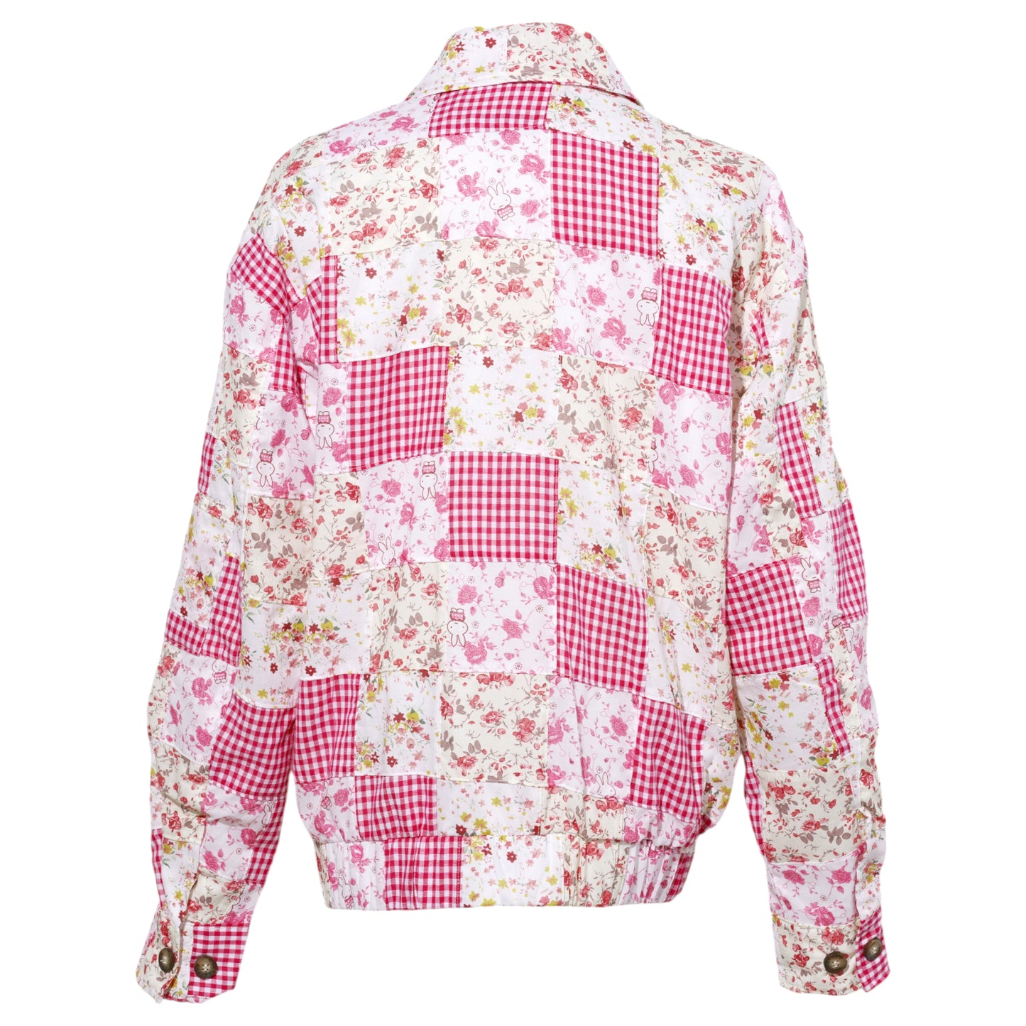 ADRIAN PATCHWORK BOMBER / PINK MULTI