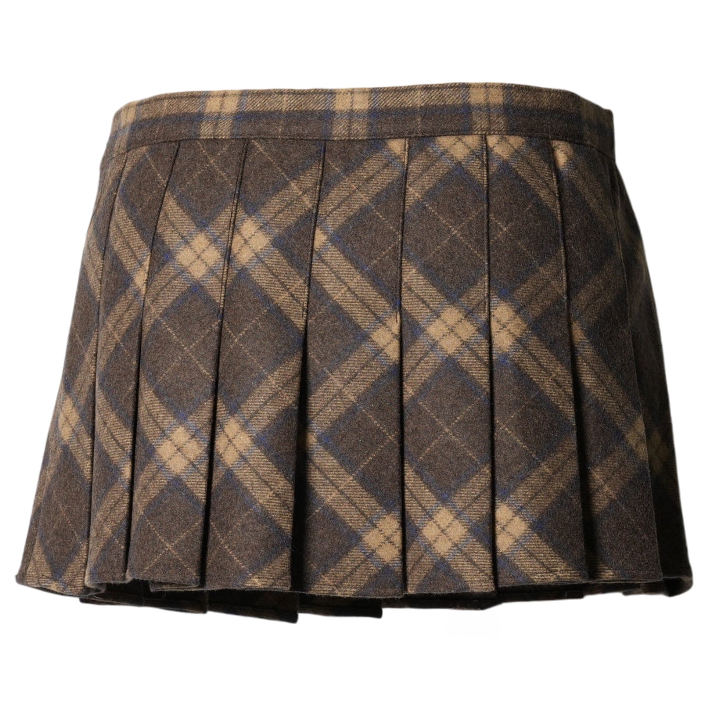 FAIRFIELD TARTAN SKIRT / BROWN