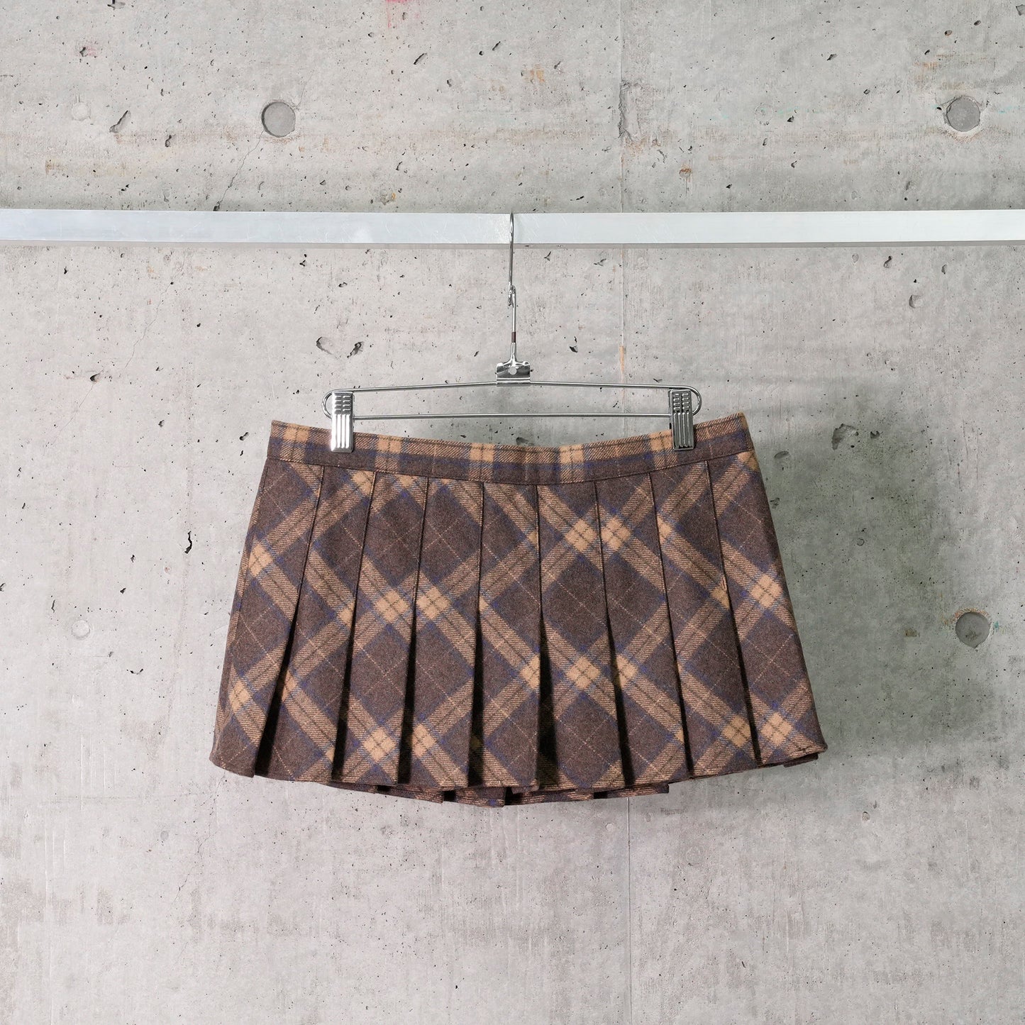 FAIRFIELD TARTAN SKIRT / BROWN