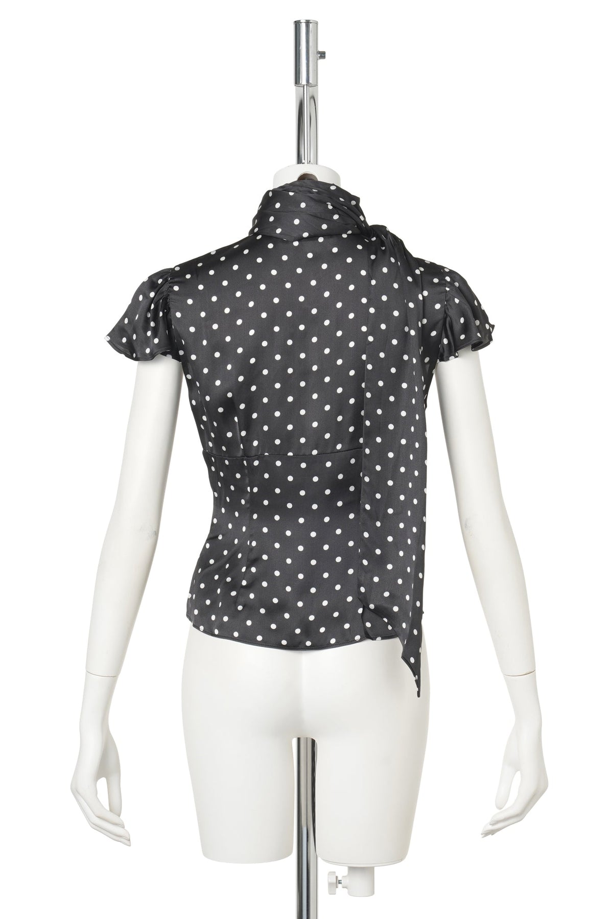 ARA TOP / 012:BLACK MICRO DOT