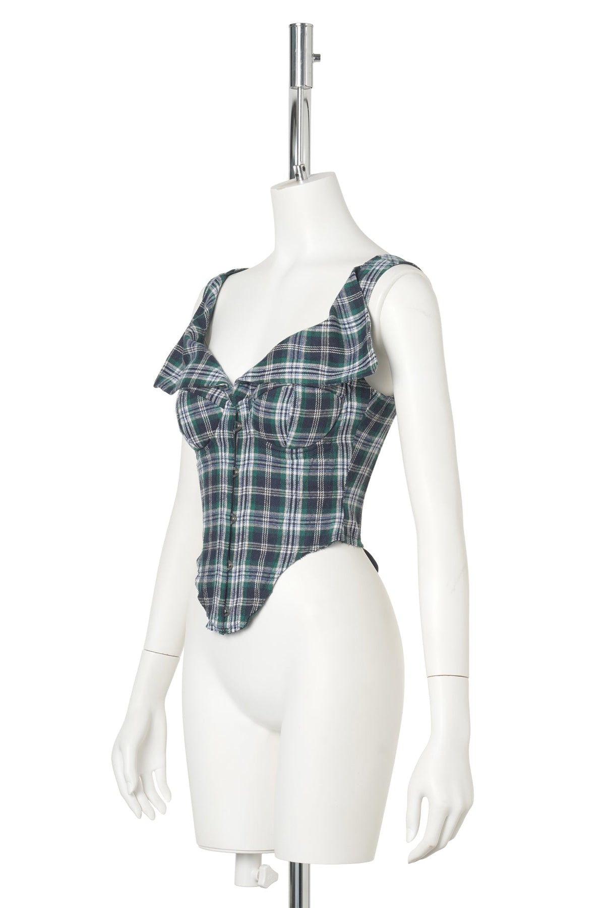 CHAMONIX TARTAN CORSET / 305:EMERALD NAVY CLASSIC TARTAN COMBO