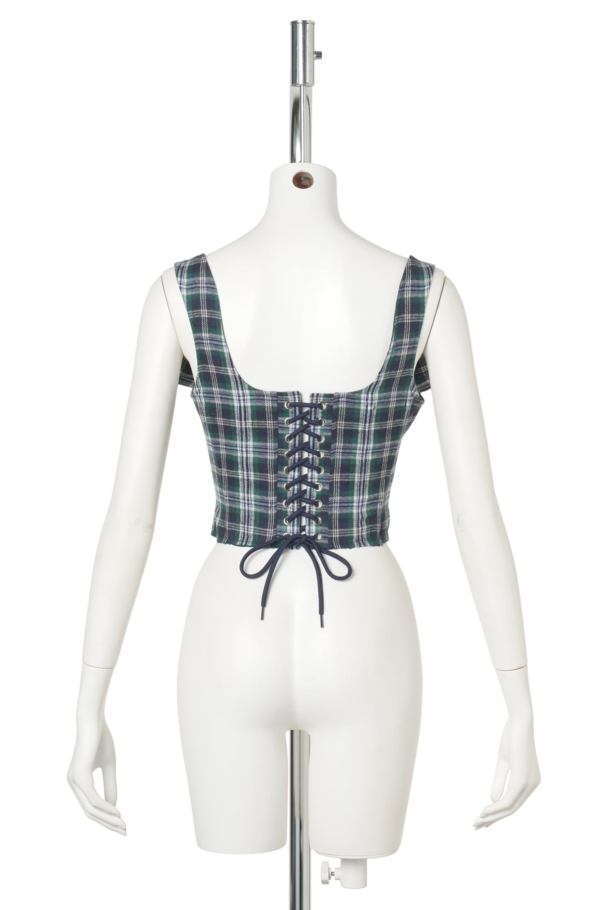 CHAMONIX TARTAN CORSET / 305:EMERALD NAVY CLASSIC TARTAN COMBO