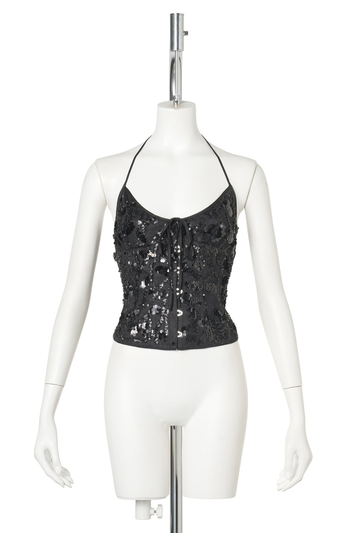 MARINI EMBELLISHED CORSET TOP / 001:BLACK