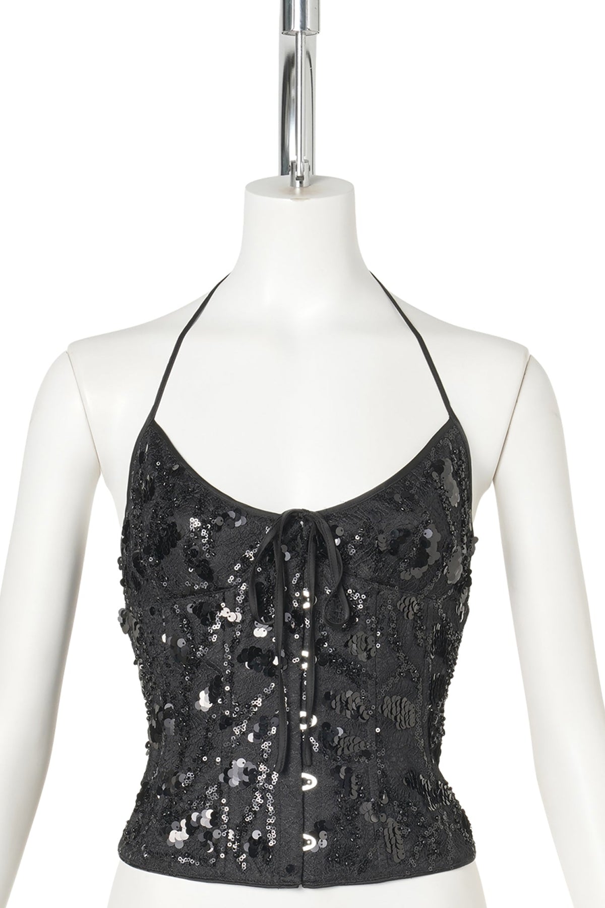 MARINI EMBELLISHED CORSET TOP / 001:BLACK