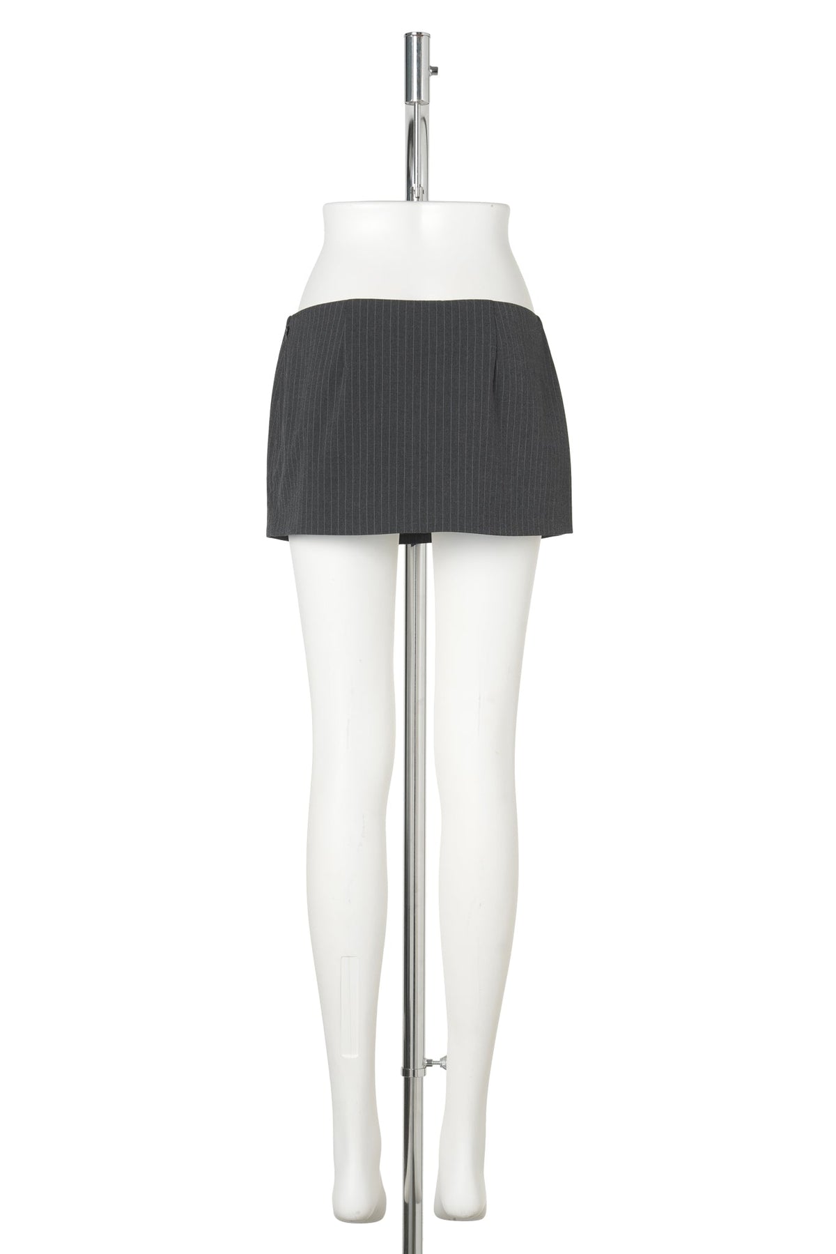 LILLIAN MINI SKIRT / 022:GREY PINSTRIPE