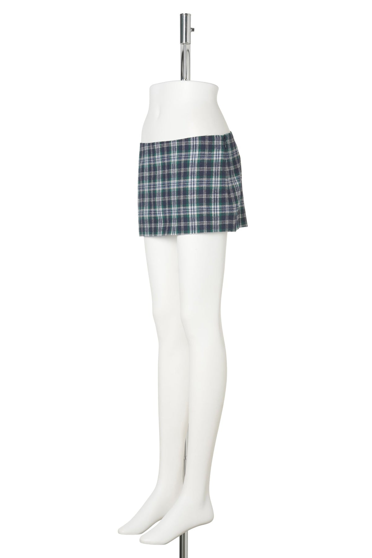 LOW RISE TARTAN MINI SKIRT / 305:EMERALD NAVY CLASSIC TARTAN COMBO