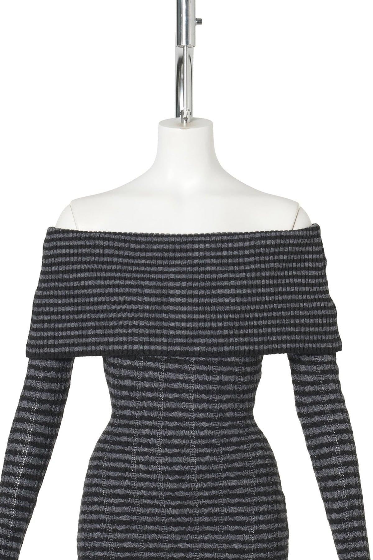 NOELLE DRESS / 473:MIDNIGHT STRIPE