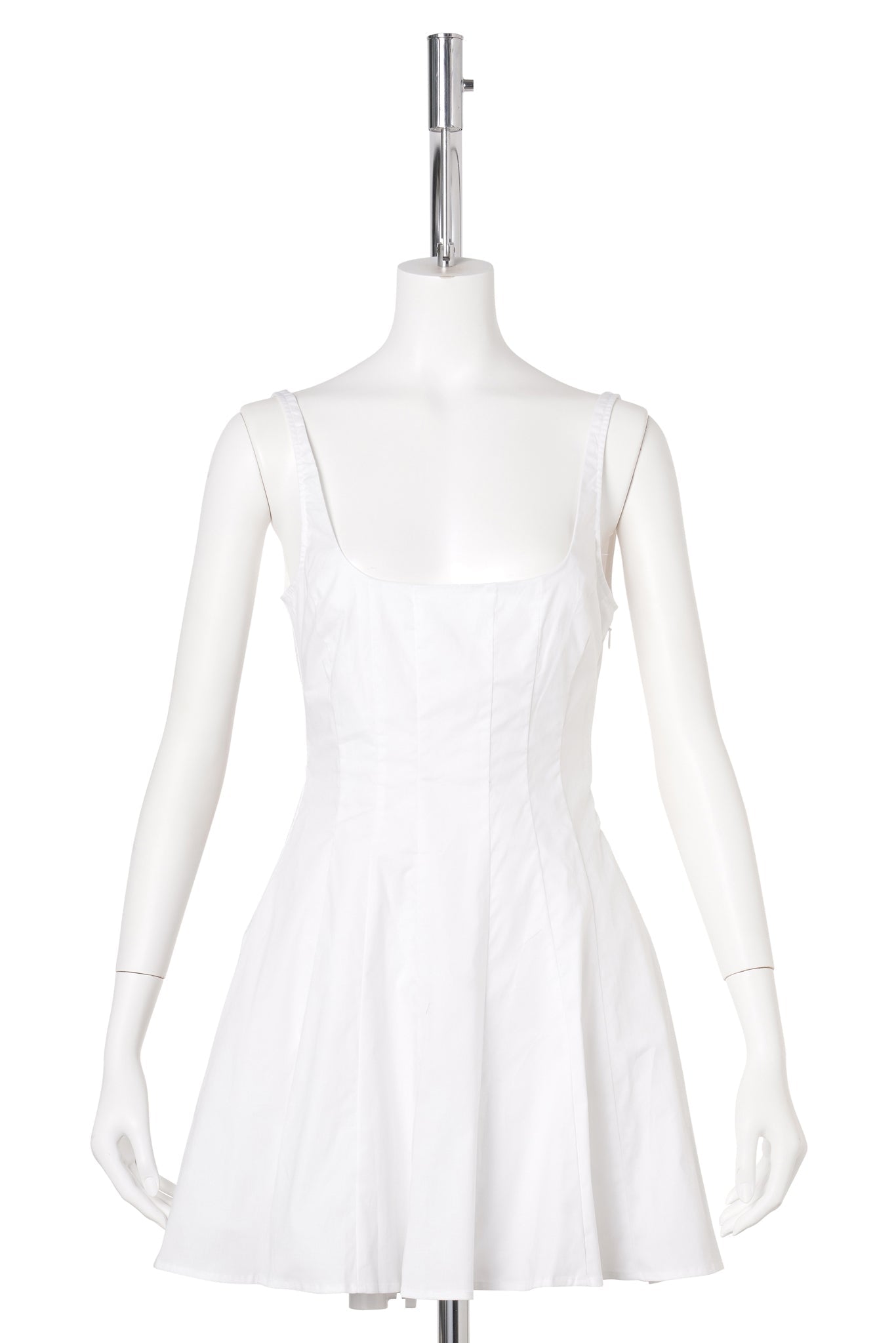LEILA TANK MINI DRESS / WHITE