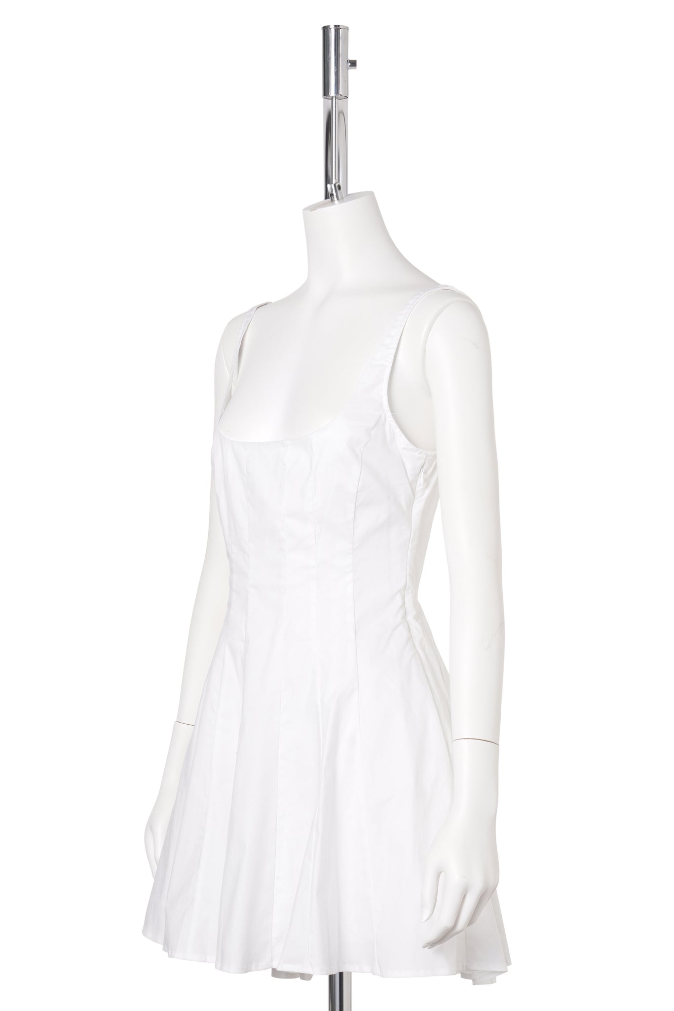 LEILA TANK MINI DRESS / WHITE