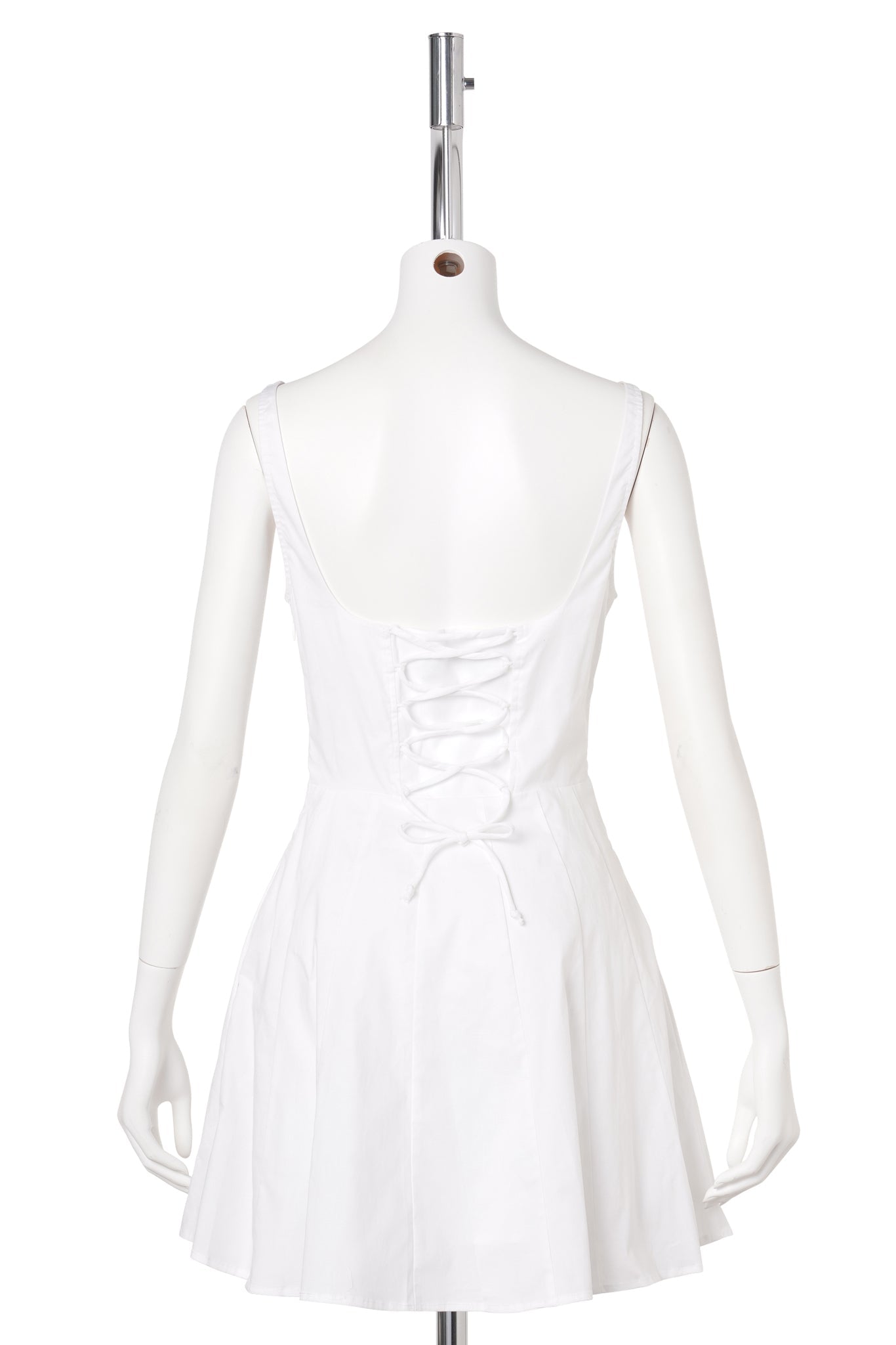 LEILA TANK MINI DRESS / WHITE