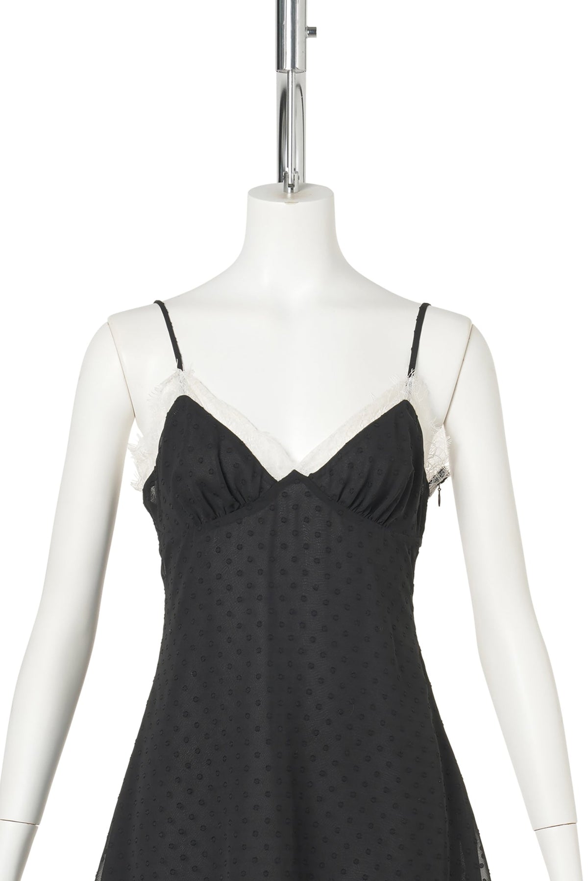 POSIE SLIP MINI DRESS / BLACK