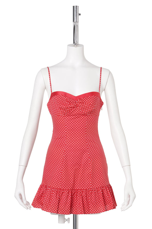 MARGAUX MINI DRESS / RED LOVE