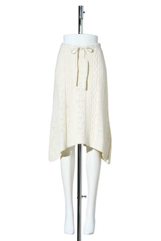 NOAH CABLE SKIRT / SNOW WHITE