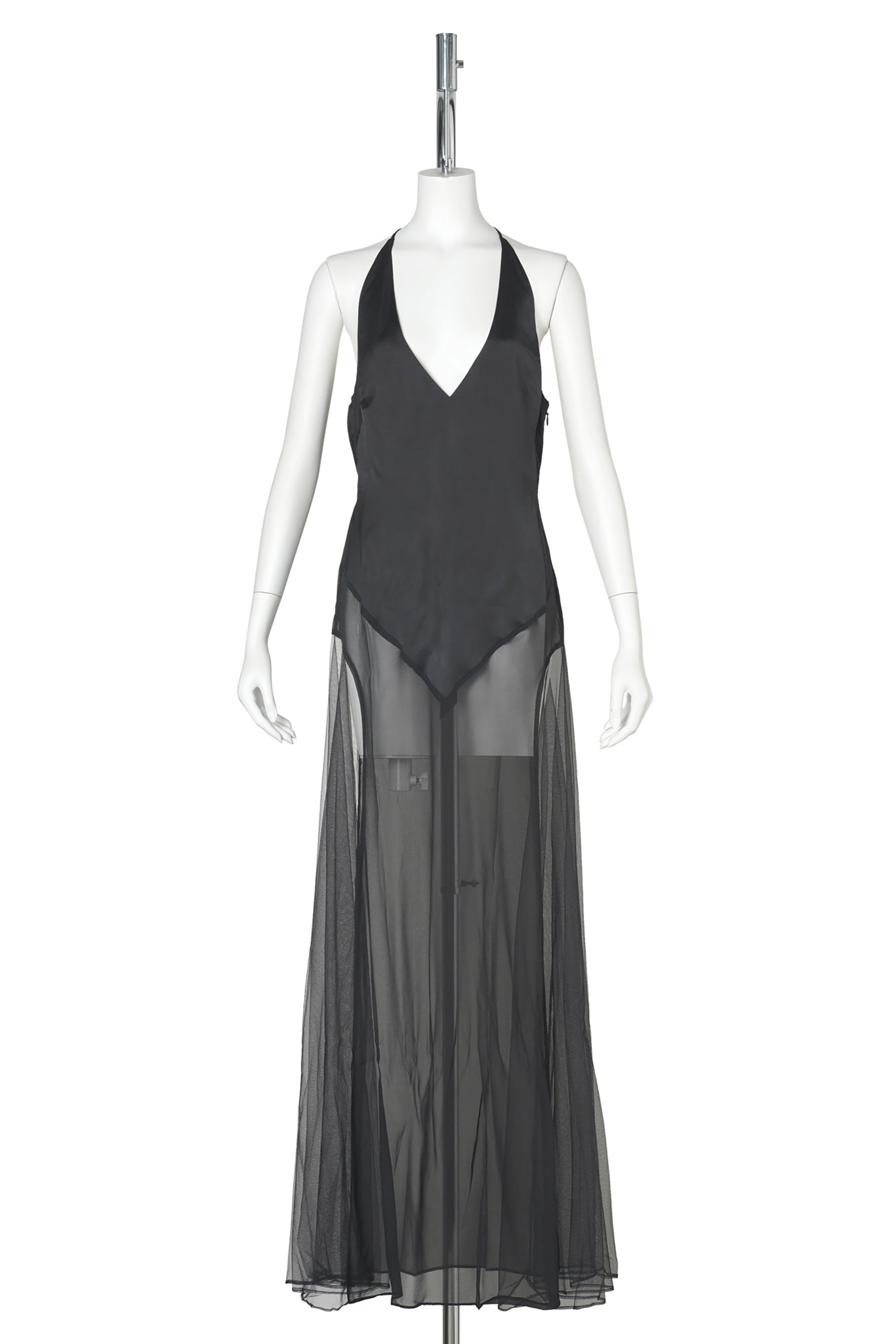 OLYMPIA MAXI DRESS / 001:BLACK