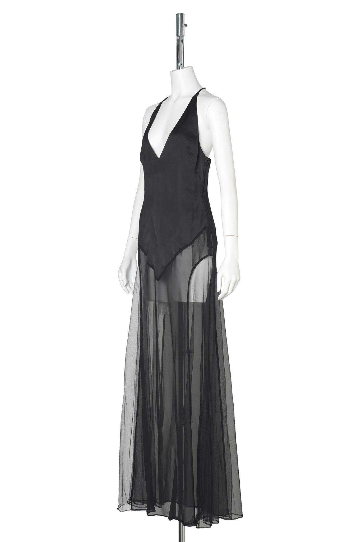 OLYMPIA MAXI DRESS / 001:BLACK