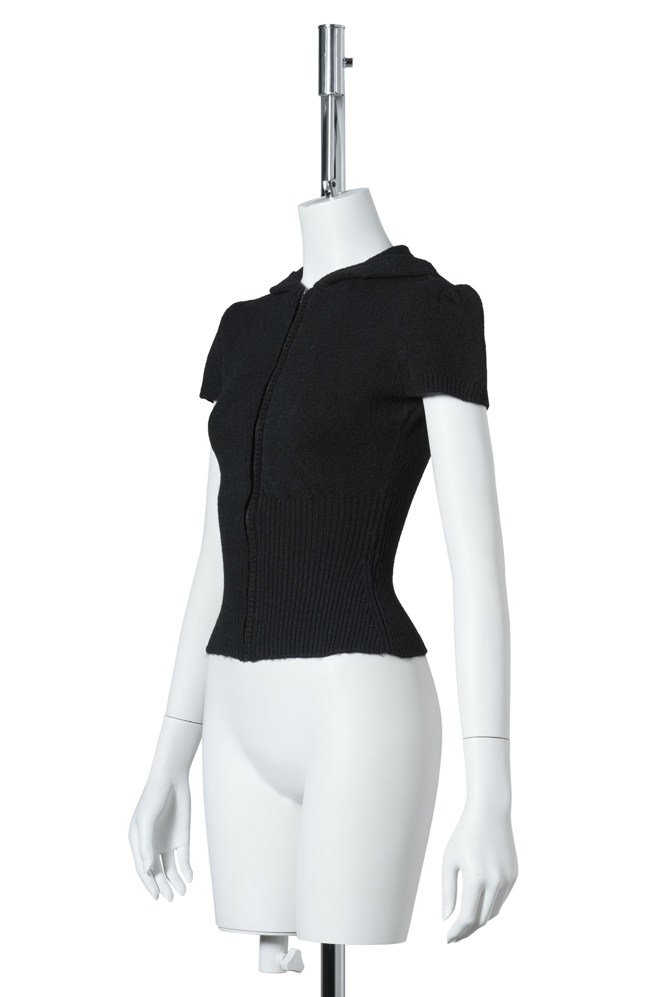 BELLA ZIP UP HOODIE / 001:BLACK