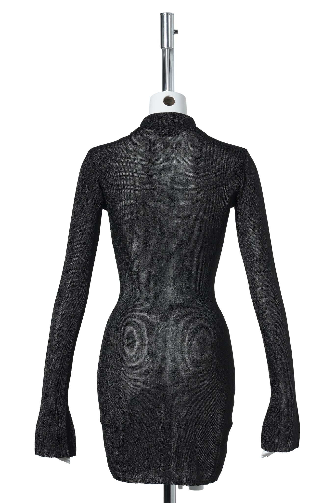 LILOU MINI DRESS / 070:METALLIC BLACK