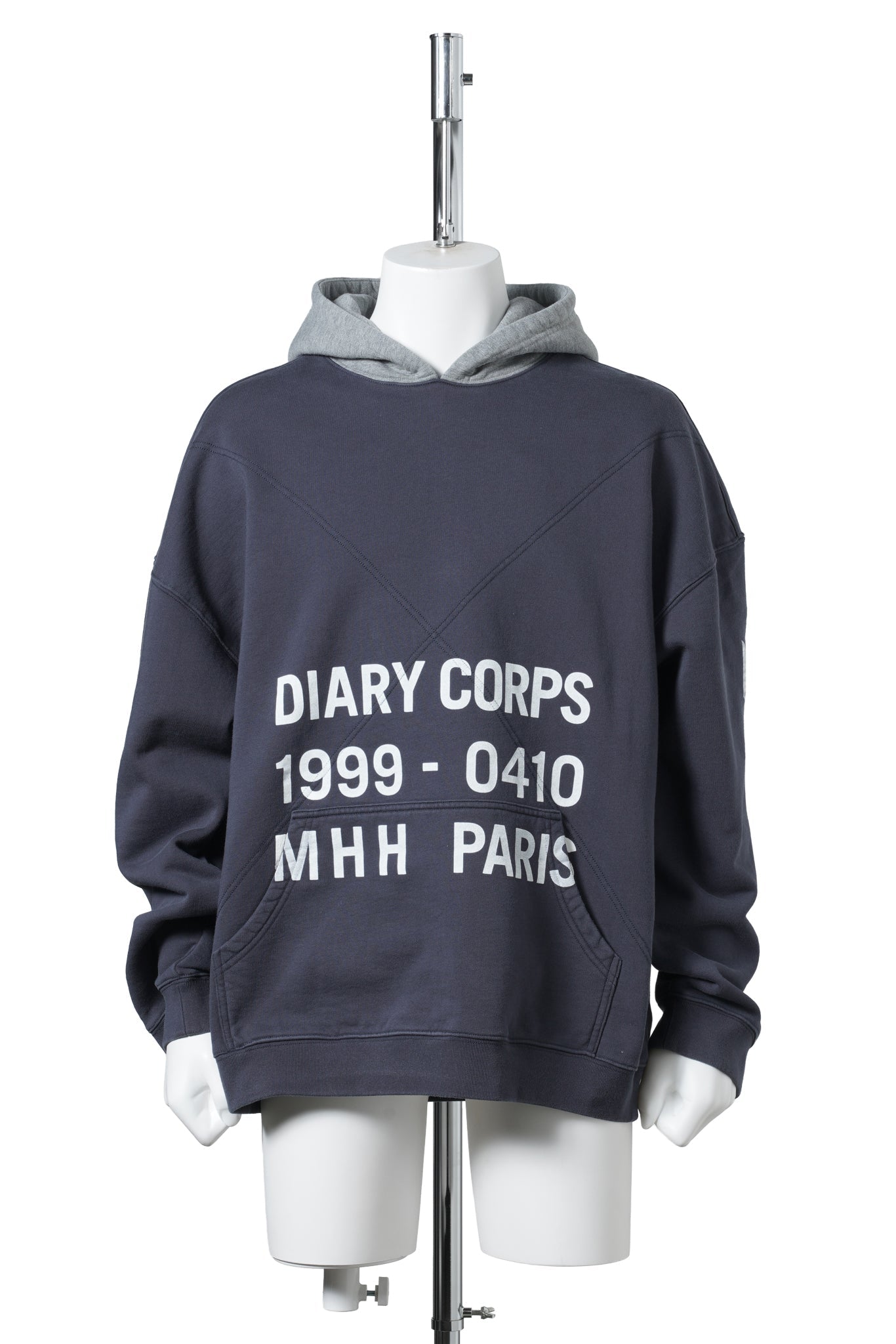 CORP LOGO PULLOVER HOODIE / BLUE