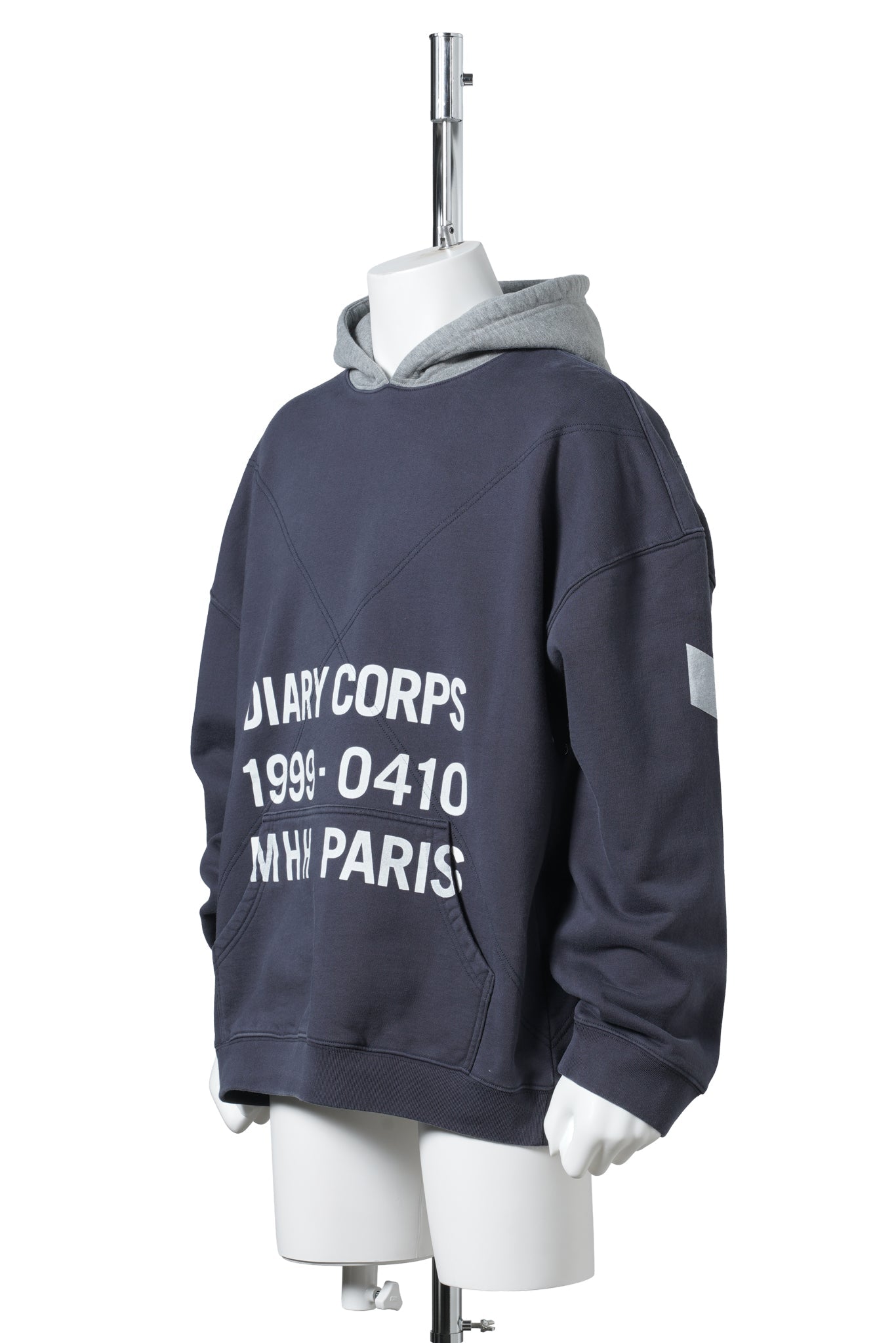 CORP LOGO PULLOVER HOODIE / BLUE