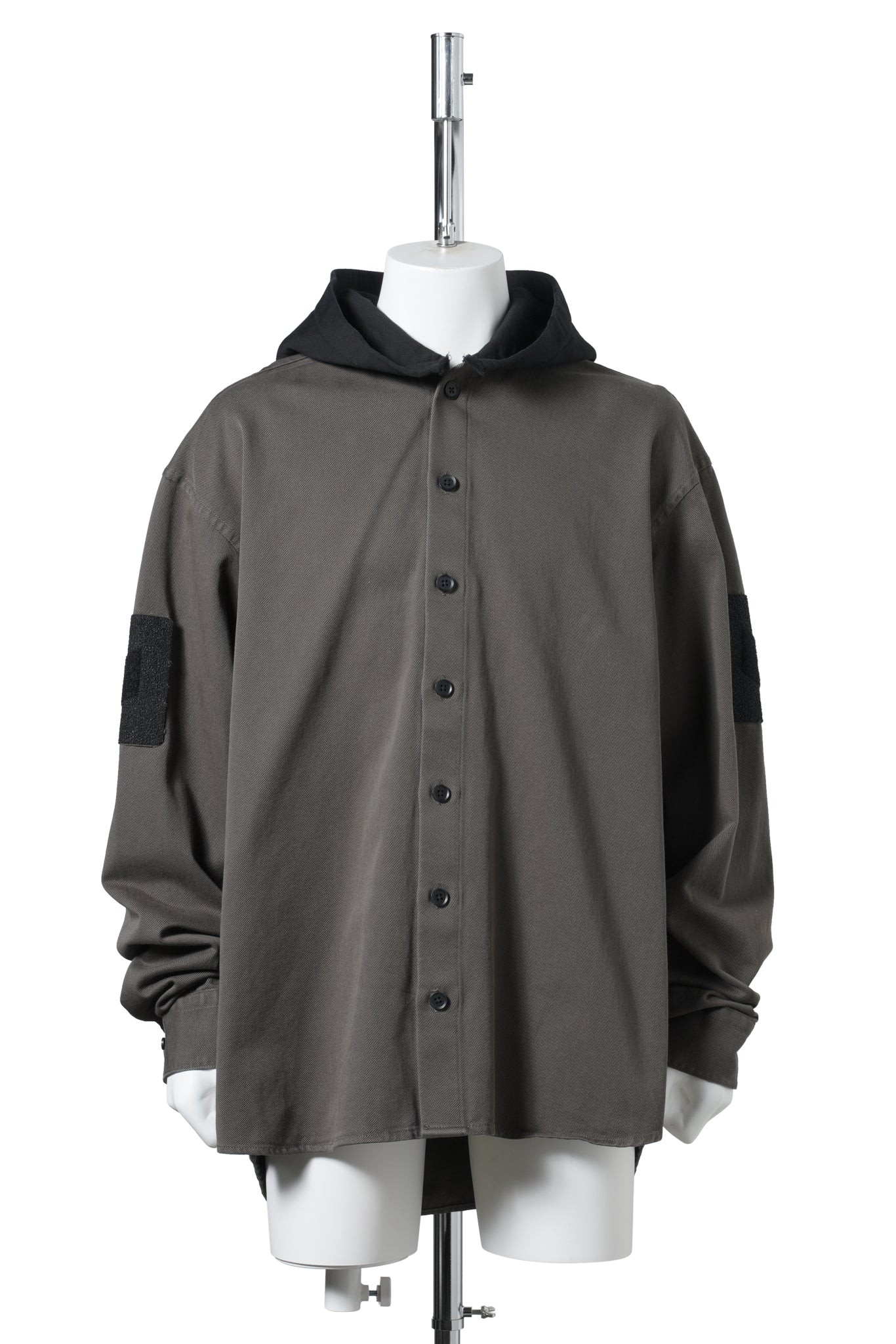 HOODED SHIRT / GREEN