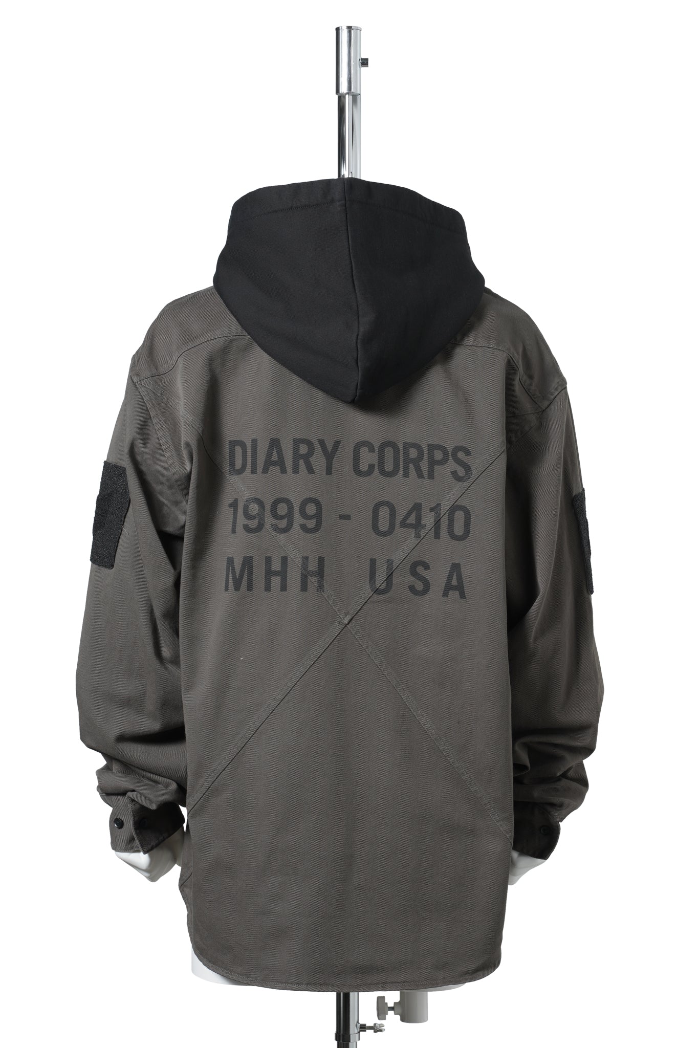HOODED SHIRT / GREEN