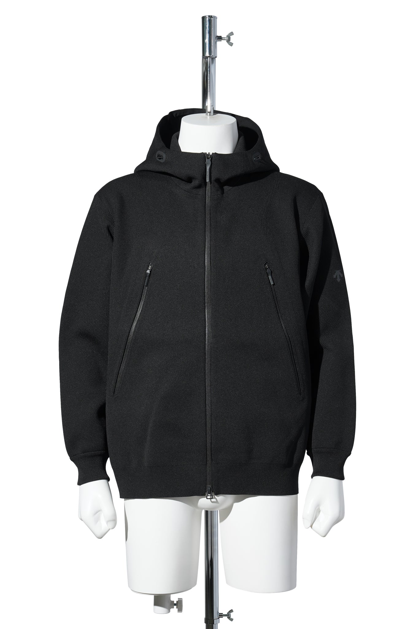 FUSIONKNIT STRIPED HOODIE / BK00